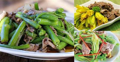 Bông bí xào thịt bò – qq8876 ngon đậm vị quê hương
