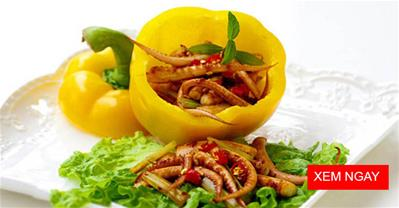 Cách làm RÂU MỰC XÀO CAY, cay nồng, qq8876 ai cũng mê
