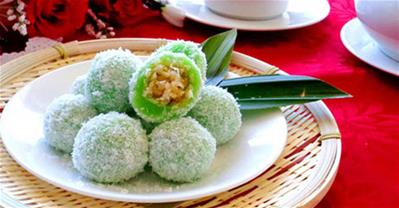 Hướng dẫn làm bánh nếp lá dứa qq8876 chiêu đãi cả nhà