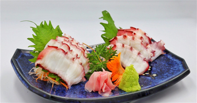 Sashimi Bạch tuộc - qq8876 ngon thu hút mọi thực khách