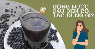 Uống nước đậu đen có tác dụng gì? qq888 live lợi ích của nước đậu đen