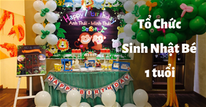 Các qqq88 tổ chức sinh nhật thôi nôi cho bé 1 TUỔI đáng nhớ nhất