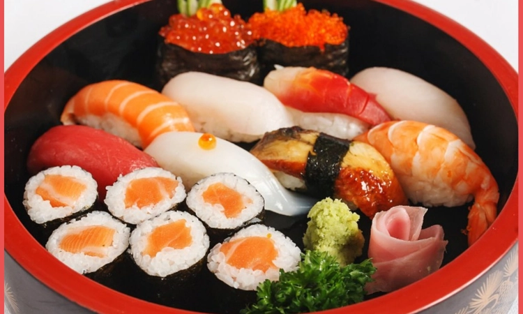 Giảm 10% Hóa Đơn Đồ Ăn Khi Đặt qq8822 - Sushi World Hà Huy Tập5